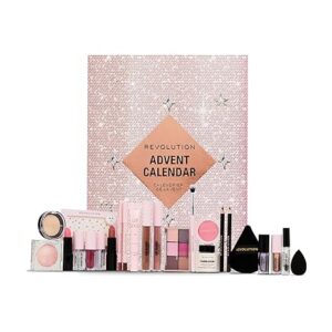 Revolution Beauty 24-Piece Holiday Beauty Advent Calendar