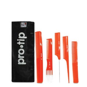 Pro-Tip comb set, red (5)