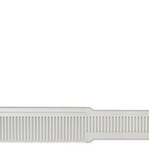 Comb flat top large, white