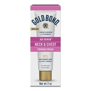 Gold Bond Age Renew Neck & Chest Firming Age Renew Cream, 2 oz., Clinically Test