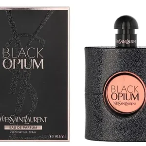 Yves Saint Laurent Eau De Parfum Spray for Women, Black Opium, 3 Ounce